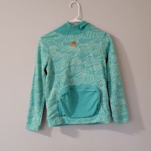 Nike Kids Teal Nike Hoodie. Size Large Or Small For Adult Woman